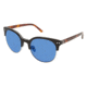 Nicole Miller Sylvan Single Vision Prescription Sunglasses NMSYLVAN01 - Frame Color Black Tortoise