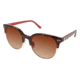 Nicole Miller Sylvan Single Vision Prescription Sunglasses NMSYLVAN02 - Frame Color Red Tortoise