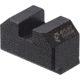 Night Fision Optic Plate + Tritium Ylw Front Sight Combo EPS Carry to Glock 43x MOS, Black, GLK-OPBS-EPSC-43X-YGZX