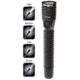 Nightstick Duty Size Multi Function Metal LED Flashlight,Rechargeable,AC/DC Adapter,650 Lumens,Black NSR-9614XL