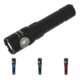 Nightstick Metal Dual-light Rechargeable Flashlight, Black, Blue, Green, Red
