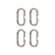 Nite Ize Microlink Carabiner, 4 Pack, KL-11-4R3