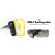Nitecore TUP2 MCT Rechargeable Keychain EDC Lithium Ion 1200 Lumens LED Flashlight, Orange, 6952506409549