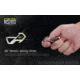 Nitecore NSH10 Titanium Carabiner Multi-Tool, Silver, 6952506493692