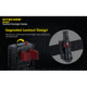 Nitecore NTH25 Rotary Flashlight Holster with Adjustable Belt Clip, Black, 6952506493265