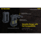 Nitecore NTH25 Rotary Flashlight Holster with Adjustable Belt Clip, Black, 6952506493265
