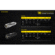 Nitecore TIKI 300 Lumen Rechargeable Keychain Flashlight, Transparent, 6952506405671