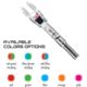 Nockturnal G Nock Shift Lighted Nocks Strobing, 3Pk, Red/Blue, 1006873