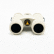 Nocs Provisions Field Issue 10x32mm Roof Prism Waterproof Binoculars, Rugged, Bone Gray, NOC-FLX-GRY