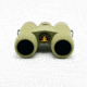 Nocs Provisions Field Issue 10x32mm Roof Prism Waterproof Binoculars, Rugged, Ponderosa Green, NOC-FLX-GN1