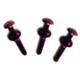 Norotos 3-Hole Low Profile Shroud Screw Kit, Black, One Size, 1722100
