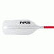 NRS PTC Canoe/Raft Paddle, White/Red, 66in 77101.01.109