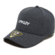Oakley 6 Panel Stretch Metallic Hat - Mens, Uniform Grey, Small/Medium, 912209-25N-S/M