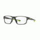 Oakley CROSSLINK FIT OX8136M Eyeglass Frames 813602-55 - Satin Grey Smoke Frame, Clear Lenses