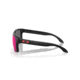 Oakley OO9102 Holbrook Sunglasses, Matte Black Frame, Red Idrium Lenses, OO9102-36