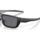 Oakley OO9367 Drop Point Sunglasses, Matte Black Frame, Grey Lenses, 936701-60