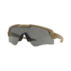 Oakley SI BALLISTIC M FRAME ALPHA OO9296 Sunglasses 929607-44 - Terrain Tan Frame, Clear Lenses