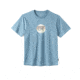 Outerknown OK Pattern Dot Tee - Men's, Final Sale, Hazy Sea, Small, 12151105-HSA-XX-S