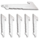 Outdoor Edge Cutlery 3in Utility Serrated Black Blade Pack, 6 Blades, RRUS30-6C