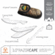 Outdoor Edge Cutlery RazorCape Lockback, Orange, RCB30-10C