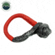 Overland Vehicle Systems Soft Shackle, 5/8in, 44500 lbs, w/ Loop &amp; Abrassive Sleeve, Red, 23 in, 19149903
