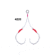 Owner Hooks Dual Dancing Stinger Guardian, 6/0 - 300 lb., 4220-169