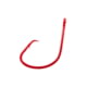 Owner Hooks Mutu Light Circle Hook Hook, Hangnail Point Light Wire, Red, Size 1/0, 7 Per Pack, 5114-113