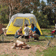 PahaQue Basecamp Quick Pitch Tent Grey/Ylw 6p PQF100