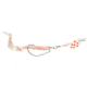 Panther Martin Lil Curly WeedRunners, White Flo Red, Size 6WR, 5/16 oz., 2/O Hook, PMLC-6WRWFR
