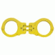Peerless Handcuff 850 - Hinged Cuff - Yellow 4703Y