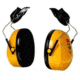 PELTOR Optime 98 Cap-Mount Earmuff, Each, Yellow, H9P3E