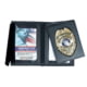 Perfect Fit Dress Leather Flip Out Badge &amp; Double ID Case - 3.50in x5.00in, 1006