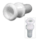 Perko 1-1/8" Thru-Hull Fitting f/Hose Narrow Flange - Plastic 64705