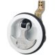 Perko Flush Latch - Surface Mount Offset Cam Bar - 2.5" Hole - White, 1092DP1WHT