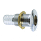 Perko Thru-Hull Fitting f/ Hose Chrome Plated Bronze Made in the USA 1-1/4" 39185