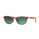 Persol PO3127S Single Vision Prescription Sunglasses PO3127S-960-S3-50 - Lens Diameter 50 mm, Frame Color Striped Havana