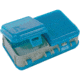 Plano Small 2-Sided - 5.25in x 3.25in x 1.5in , Metallic Gray and Blue 171301