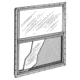 POCAHONTAS ALUMINUM COMPANY Pac Vertical Aluminum Sliding Window - 30-1/4in x 27in, White, 0403021-WTE