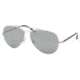 Polo PH3058 Single Vision Prescription Sunglasses PH3058-90016G-5814 - Lens Diameter 58 mm, Frame Color Shiny Silver