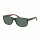 Polo PH4109 Progressive Prescription Sunglasses PH4109-559671-59 - Lens Diameter 59 mm, Frame Color Matte Polo Green