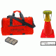 Powerflare 1-Position PowerFlare Traffic Control Kit, Magnetic, Red/Blue LEDs, Tan Shell TCK1M-RB-T
