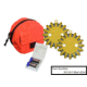 Powerflare 2-Pack PowerFlare Soft Pack, Magnetic, Red/Blue LEDs, Tan Shell SP2M-RB-T
