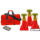 Powerflare 3-Position PowerFlare Traffic Control Kit, Red/Blue LEDs, Tan Shell TCK3-RB-T