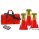 Powerflare 3-Position PowerFlare Traffic Control Kit, Amber LEDs, Black Shell, TCK3-A-BK
