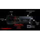PowerTac X3000 Flashlight 3000 Lumens, Black POWERTAC-X3000