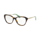 Prada CINEMA PR28SVF Eyeglass Frames 2AU1O1-54 - Havana Frame