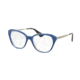 Prada CINEMA PR28SVF Eyeglass Frames UFW1O1-54 - Blue Gradient Frame