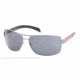 Prada PS54IS Bifocal Prescription Sunglasses PS54IS-5AV5Z1-65 - Lens Diameter 65 mm, Frame Color Gunmetal