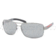 Prada PS54IS Bifocal Prescription Sunglasses PS54IS-7CQ7W1-6514 - Lens Diameter 65 mm, Frame Color Gunmetal Demi Shiny
