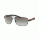 Prada PS54IS Bifocal Prescription Sunglasses PS54IS-UFI0A7-65 - Lens Diameter 65 mm, Frame Color Green Rubber